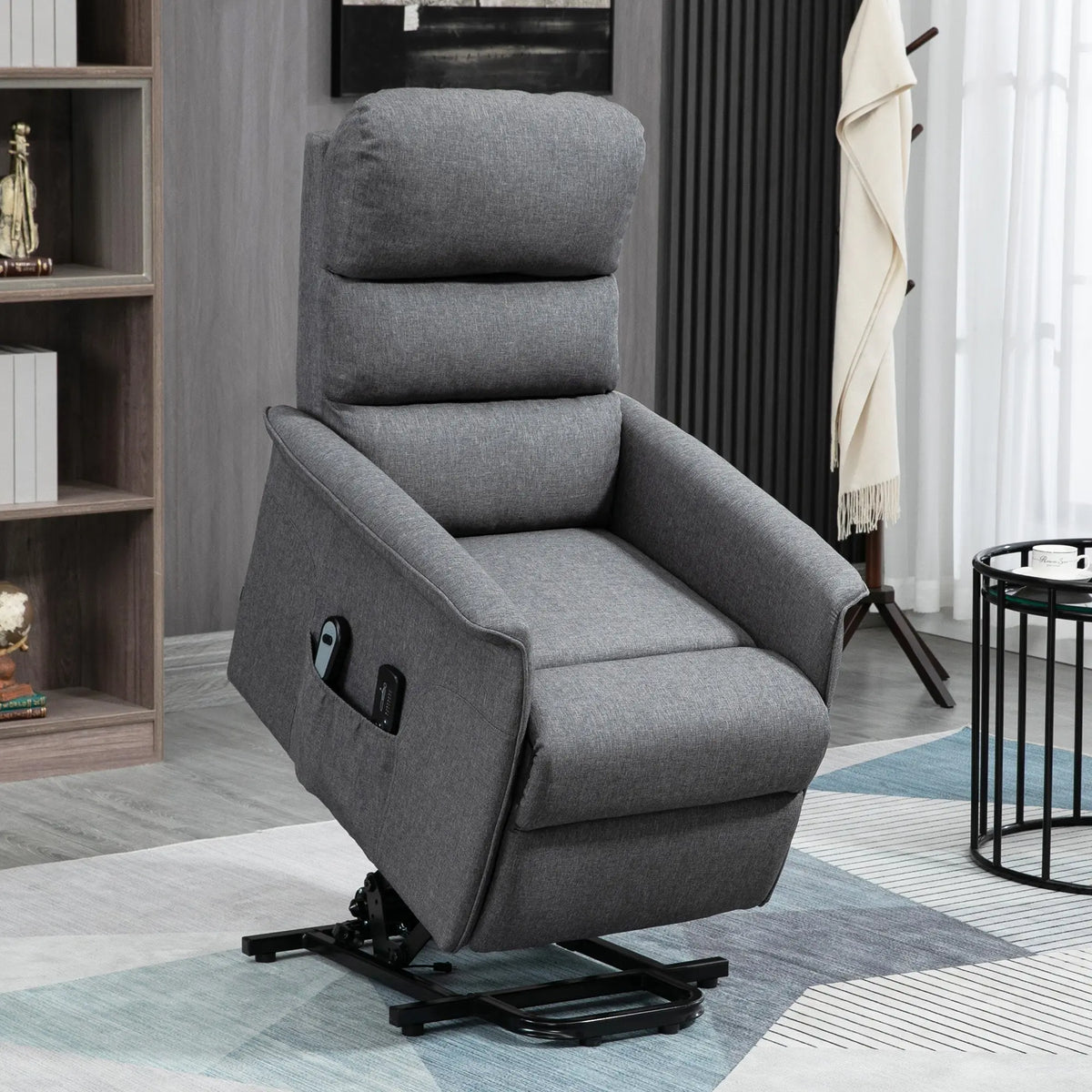 Power Lift Recliner Chair Grey