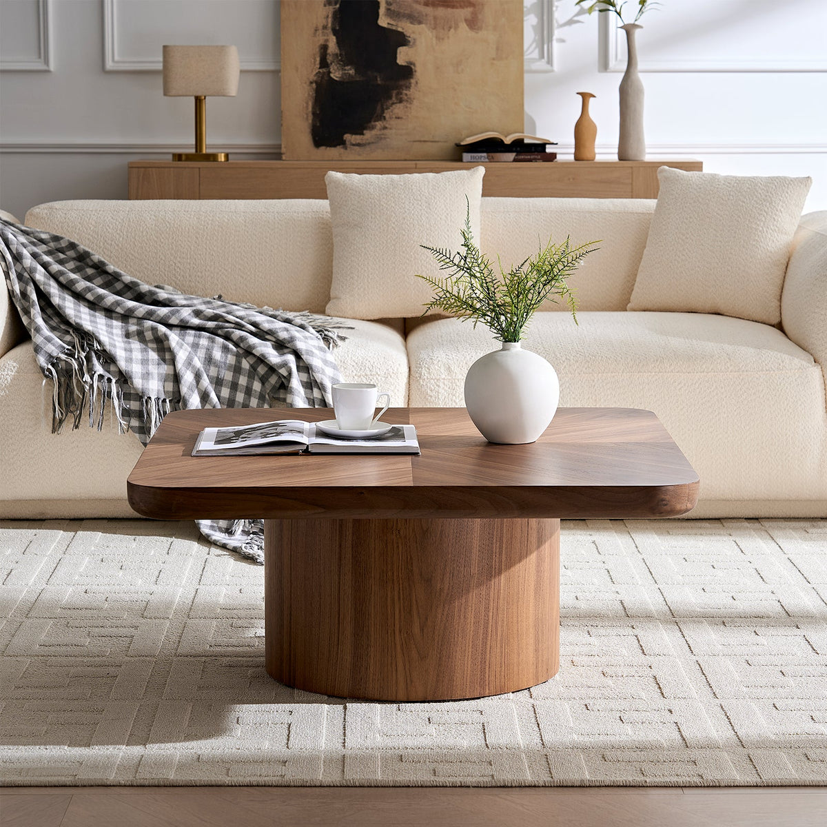 Simple Walnut Coffee Table